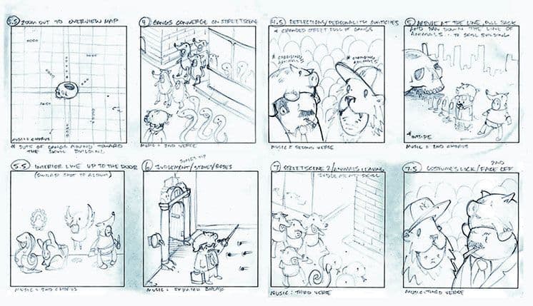 Aesop Rock — None Shall Pass, illustrated video frame