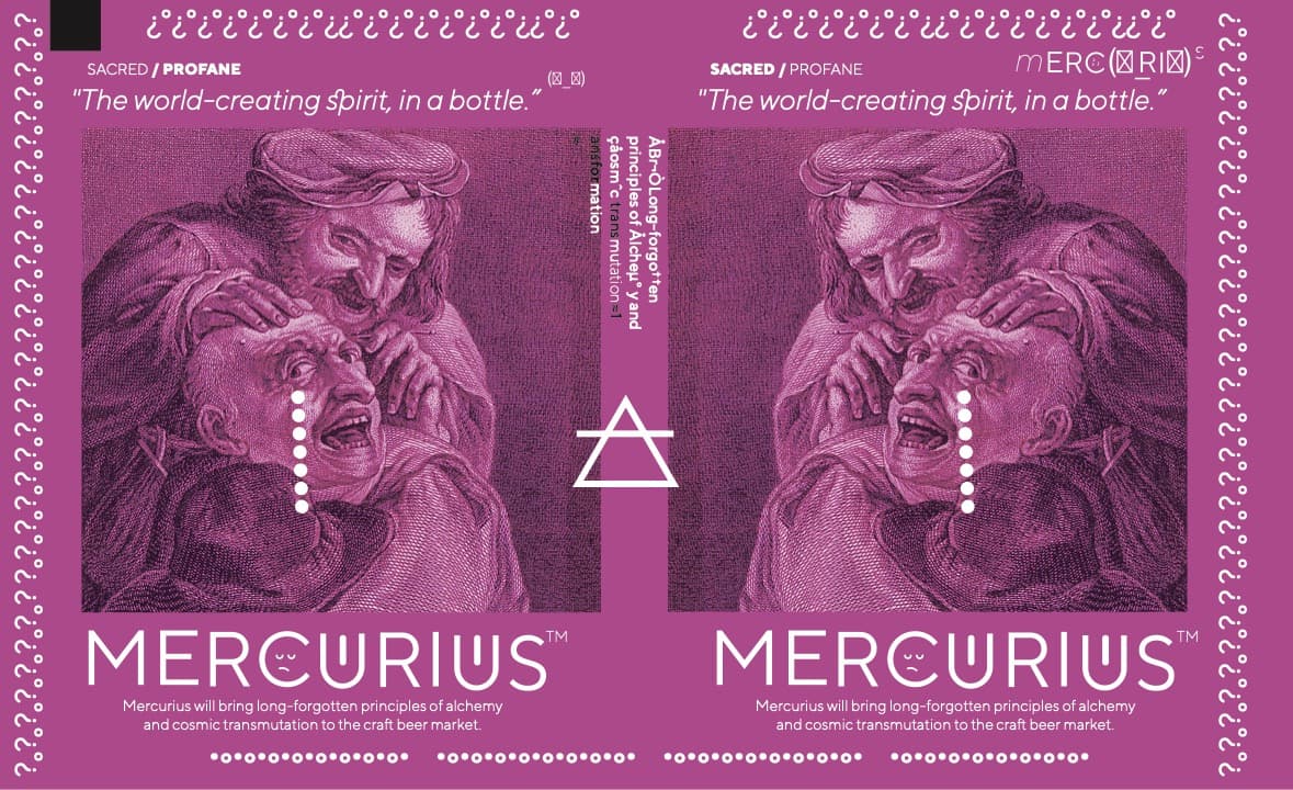 Mercurius brand — final label